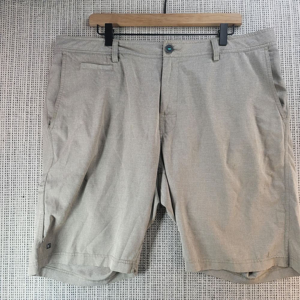 Linksoul Golf Shorts Mens 38 Khaki Performance‎ Stretch Utility Pocket Chino